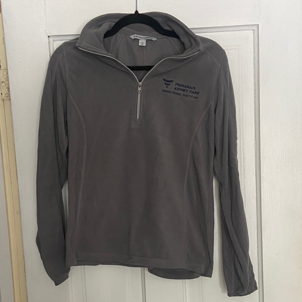 Gray Fresenius Quarter-Zip